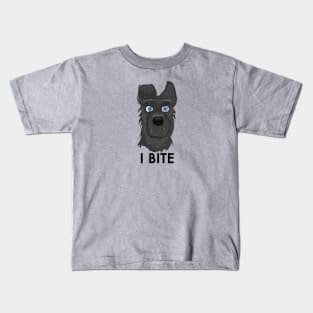 I Bite (Chief in Isle of Dogs) Kids T-Shirt